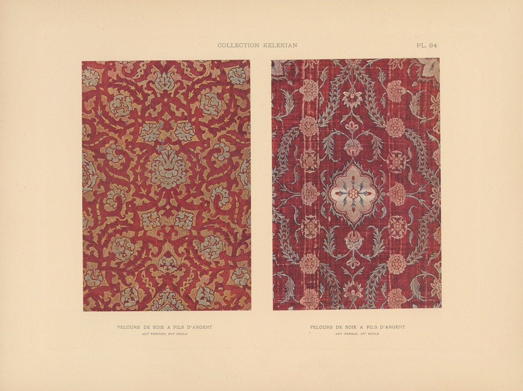 Jules Guiffrey - La collection Kelekian; Étoffes & tapis d’Orient & de Venise Pl.084