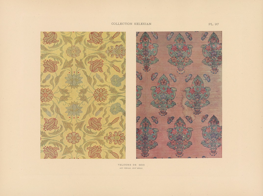 Jules Guiffrey - La collection Kelekian; Étoffes & tapis d’Orient & de Venise Pl.097