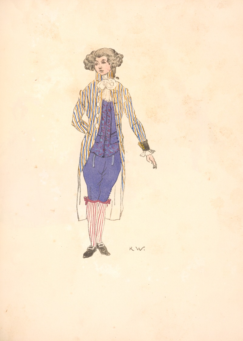 Karl Walser - Das Theater – Buhnenbilder und Kostume Pl.01