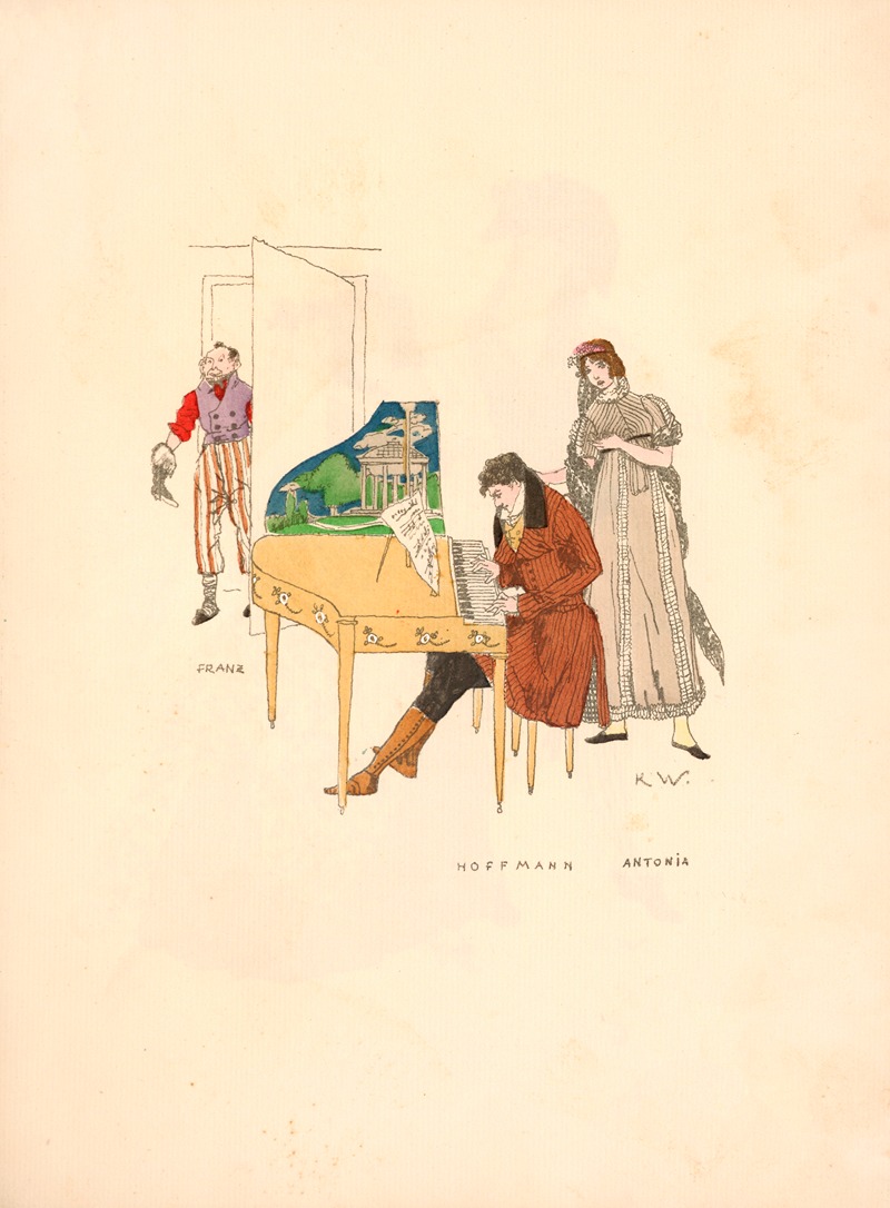 Karl Walser - Das Theater – Buhnenbilder und Kostume Pl.16