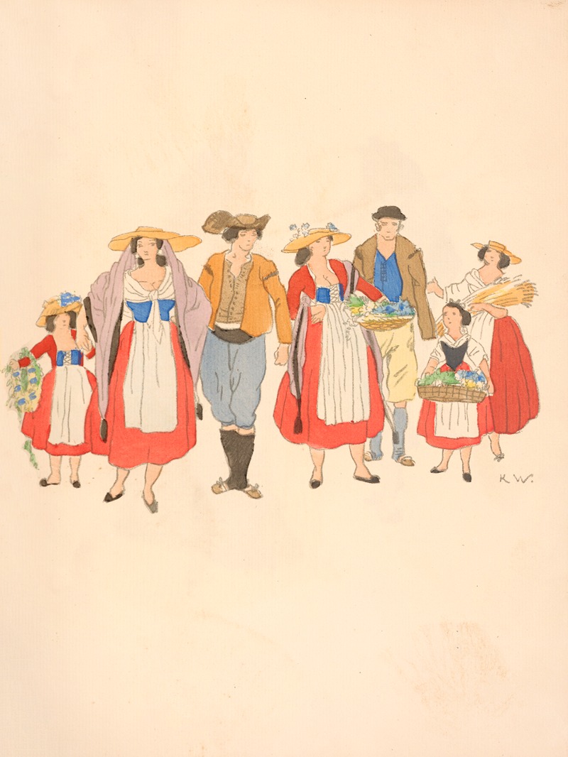 Karl Walser - Das Theater – Buhnenbilder und Kostume Pl.18