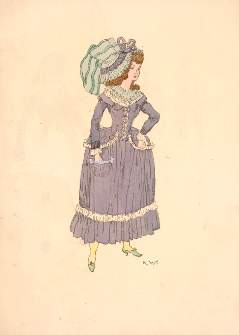 Karl Walser - Das Theater – Buhnenbilder und Kostume Pl.21
