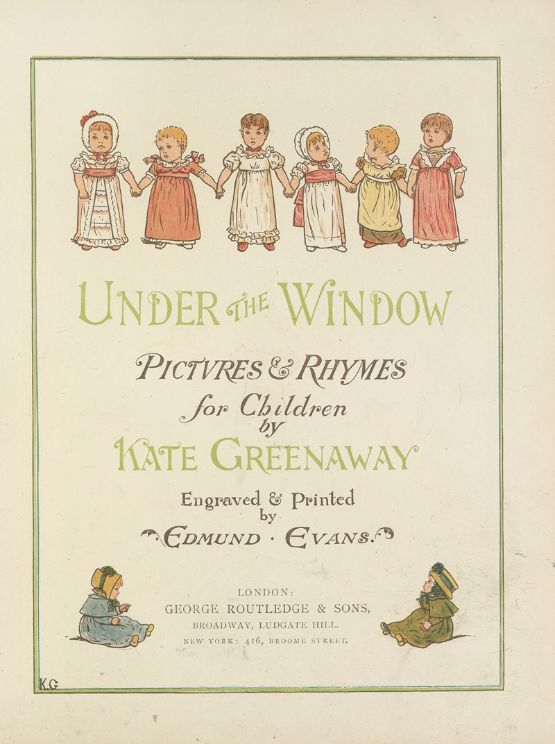 Kate Greenaway - Under the window; pictures & rhymes for children Pl.06