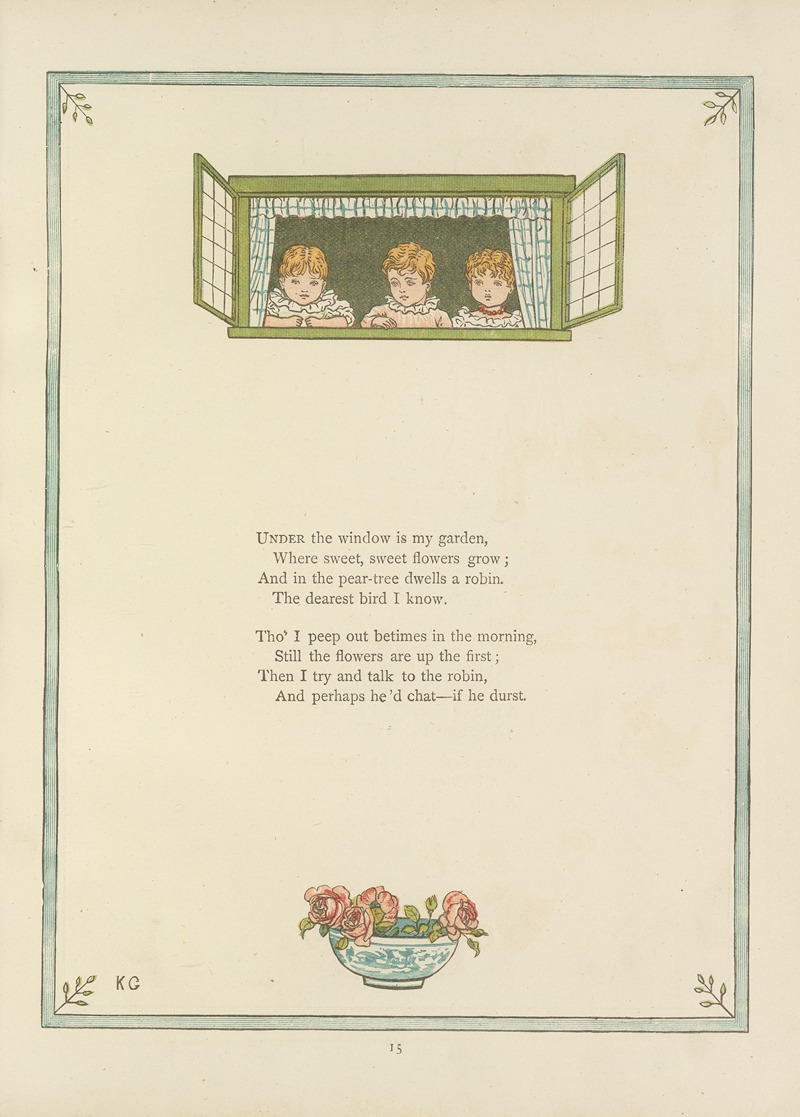 Kate Greenaway - Under the window; pictures & rhymes for children Pl.16
