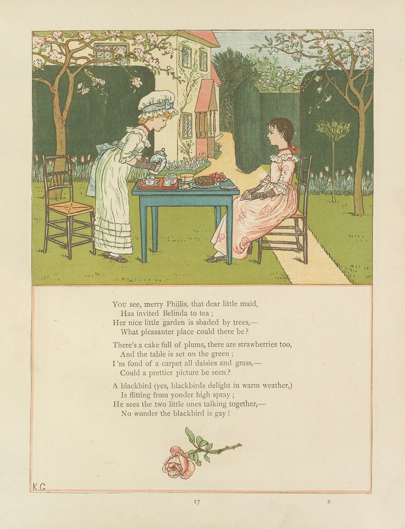 Kate Greenaway - Under the window; pictures & rhymes for children Pl.18