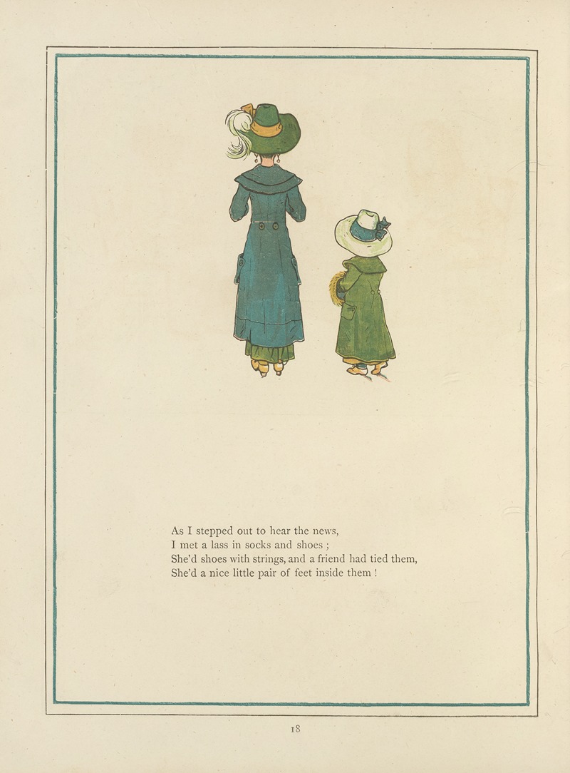 Kate Greenaway - Under the window; pictures & rhymes for children Pl.19