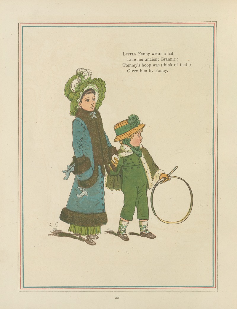 Kate Greenaway - Under the window; pictures & rhymes for children Pl.21