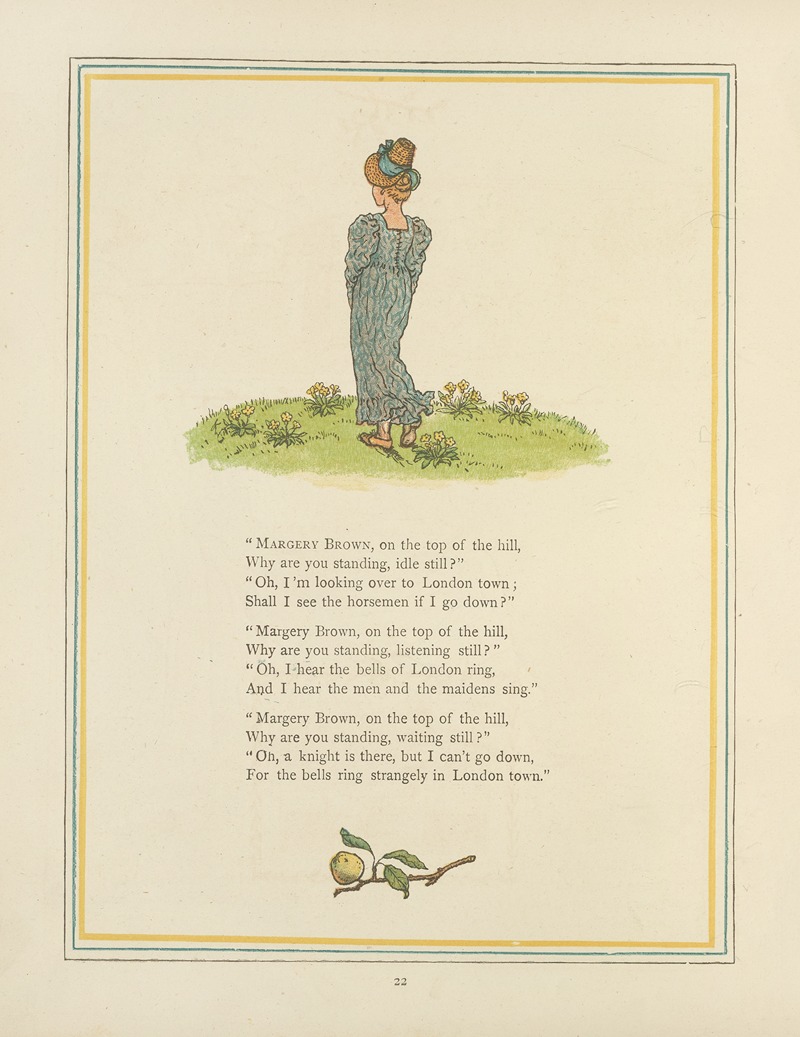 Kate Greenaway - Under the window; pictures & rhymes for children Pl.23