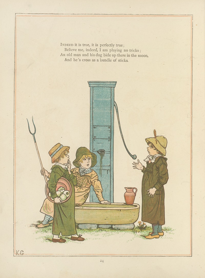 Kate Greenaway - Under the window; pictures & rhymes for children Pl.25