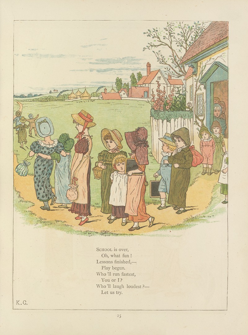 Kate Greenaway - Under the window; pictures & rhymes for children Pl.26