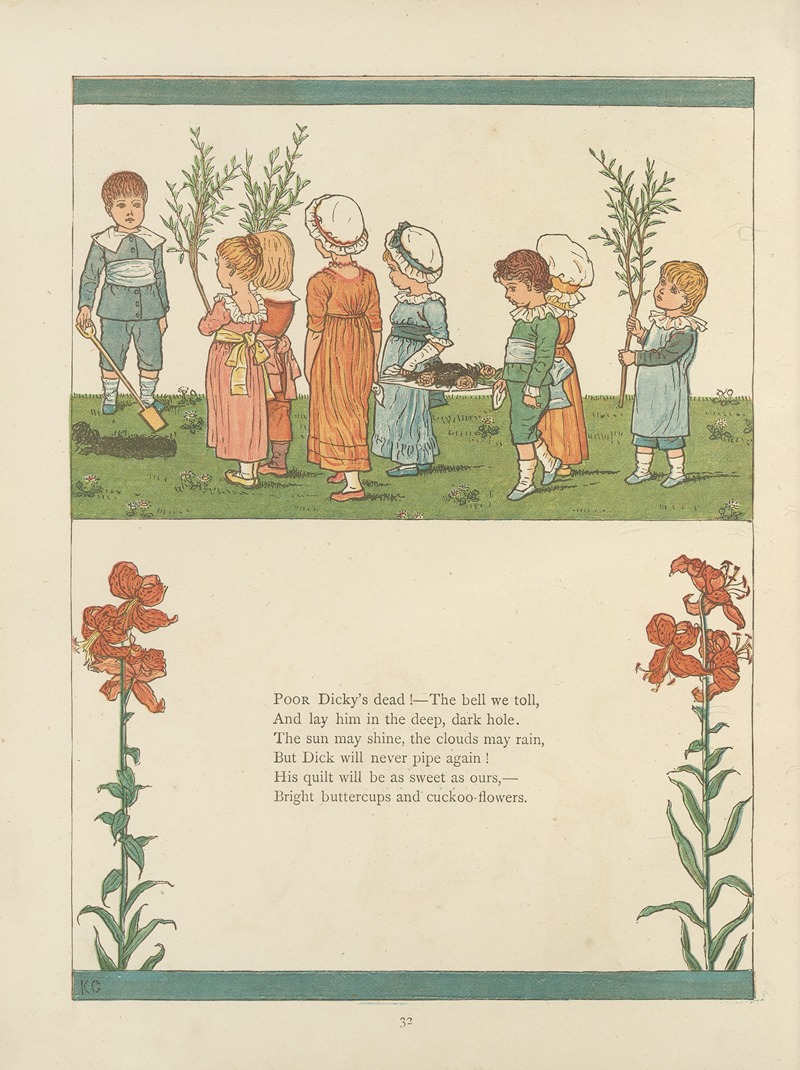 Kate Greenaway - Under the window; pictures & rhymes for children Pl.33