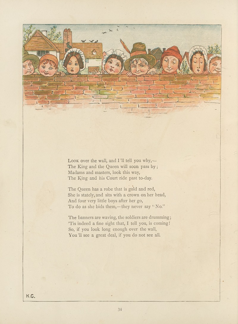 Kate Greenaway - Under the window; pictures & rhymes for children Pl.35
