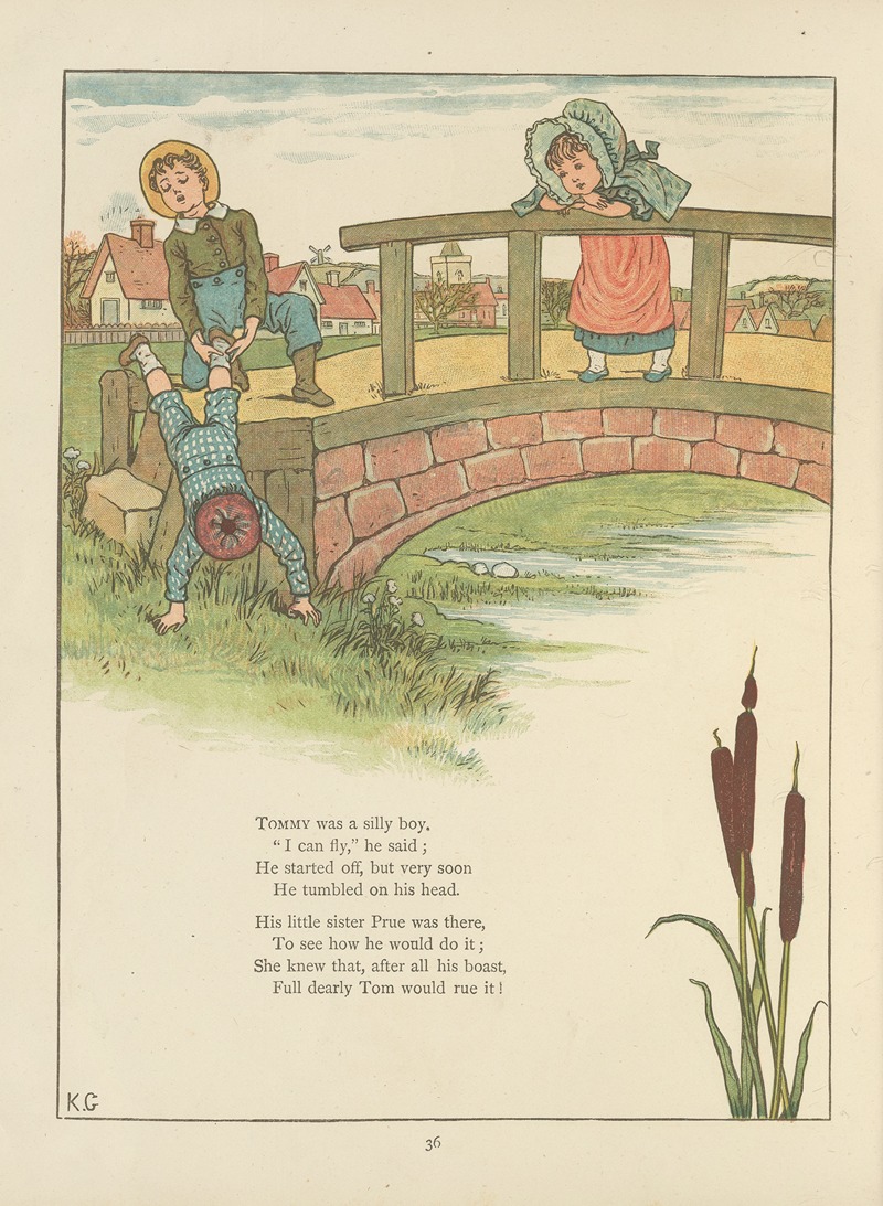 Kate Greenaway - Under the window; pictures & rhymes for children Pl.37