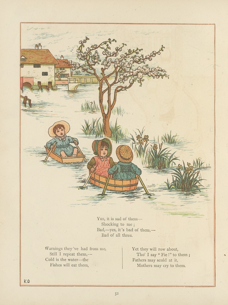 Kate Greenaway - Under the window; pictures & rhymes for children Pl.51