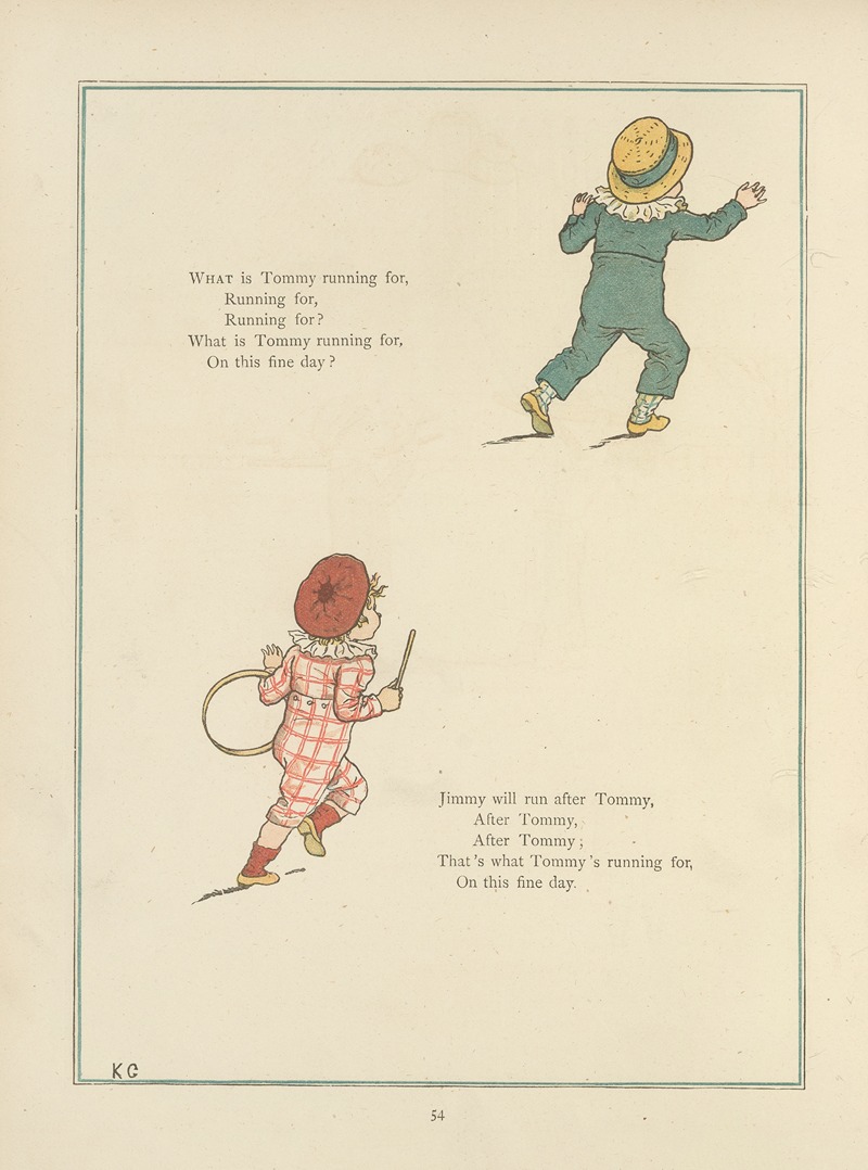 Kate Greenaway - Under the window; pictures & rhymes for children Pl.53