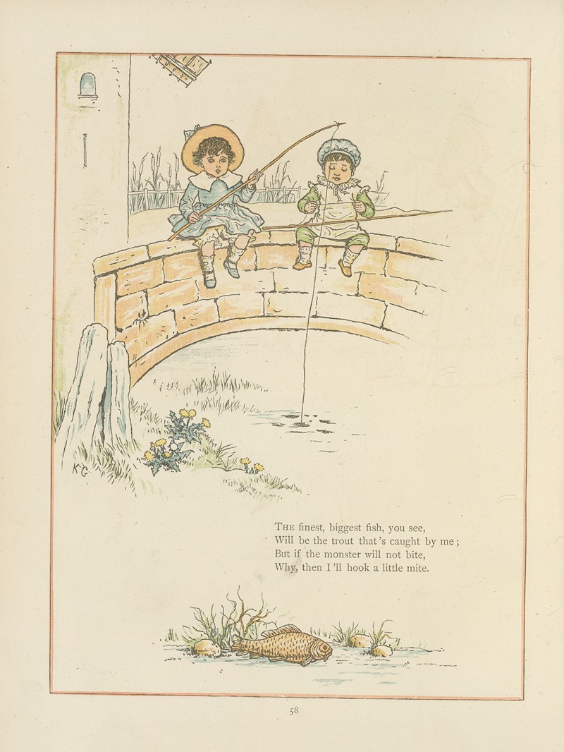 Kate Greenaway - Under the window; pictures & rhymes for children Pl.57