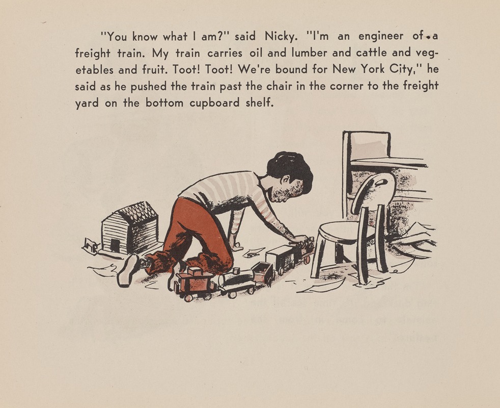 Kurt Werth - Higgledy-Piggledy Room Pl.13
