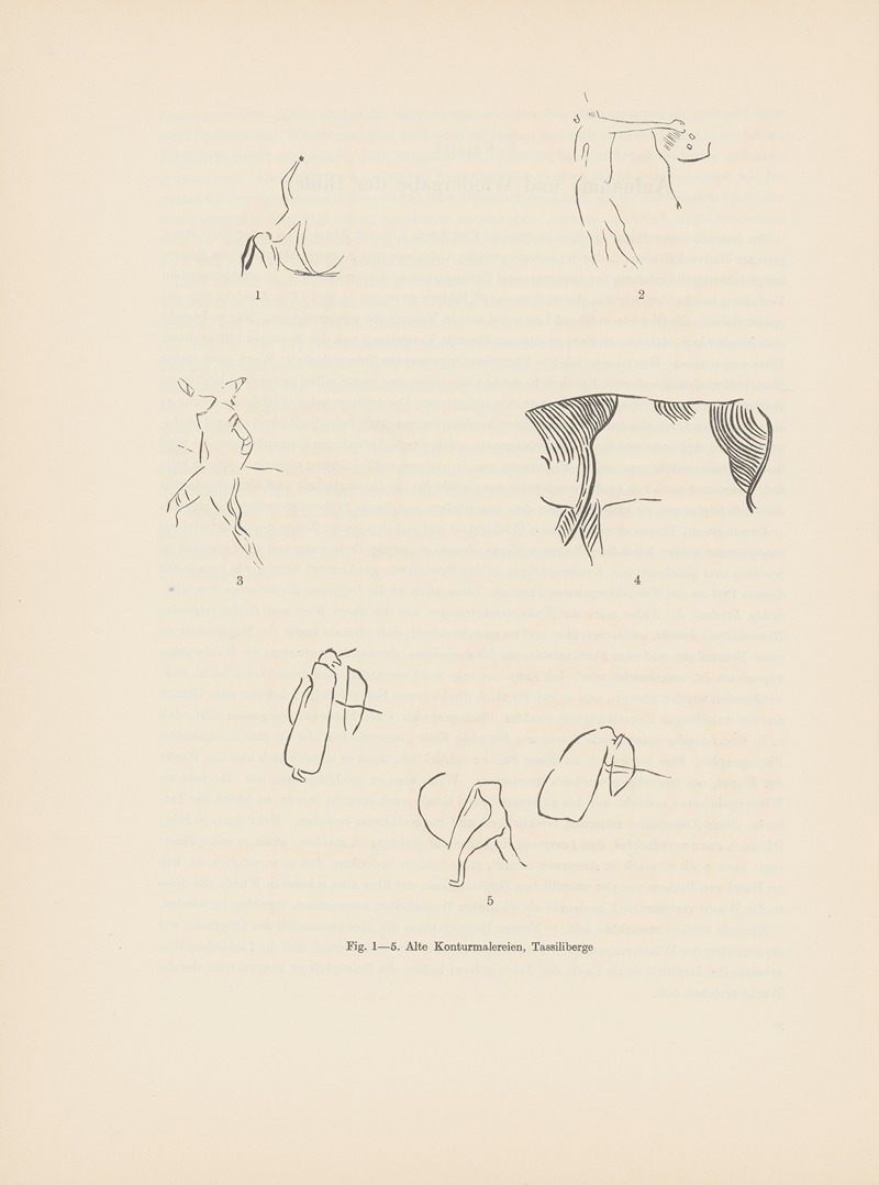 Leo Frobenius - Ekade Ektab die Felsbilder Fezzans Pl.01