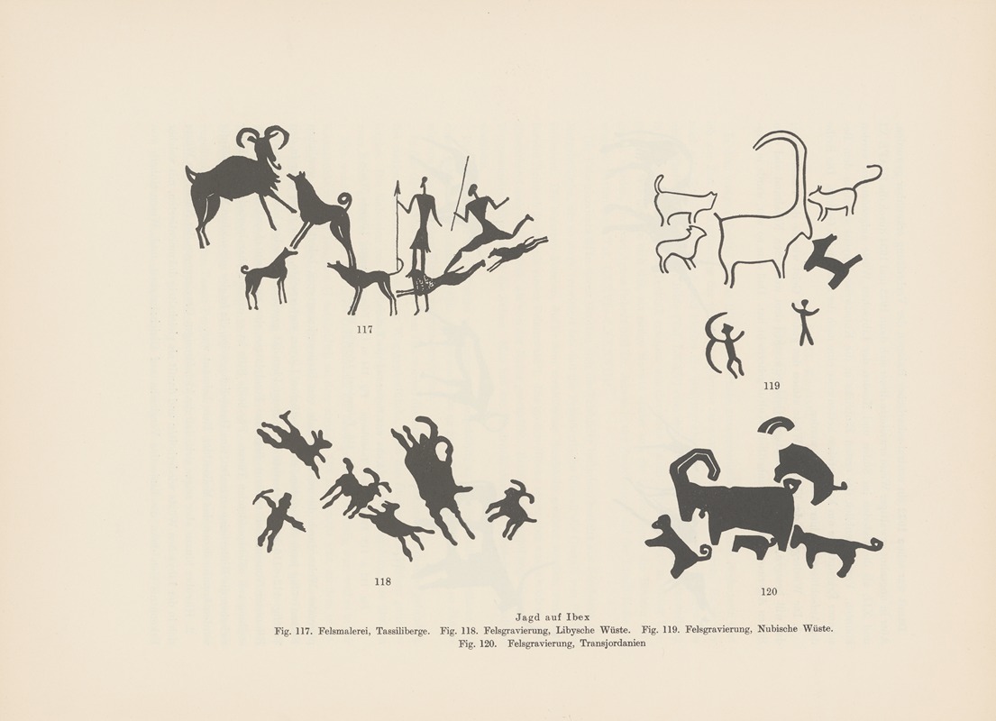 Leo Frobenius - Ekade Ektab die Felsbilder Fezzans Pl.09