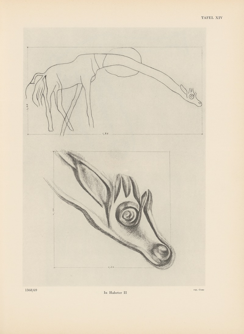 Leo Frobenius - Ekade Ektab die Felsbilder Fezzans Pl.18