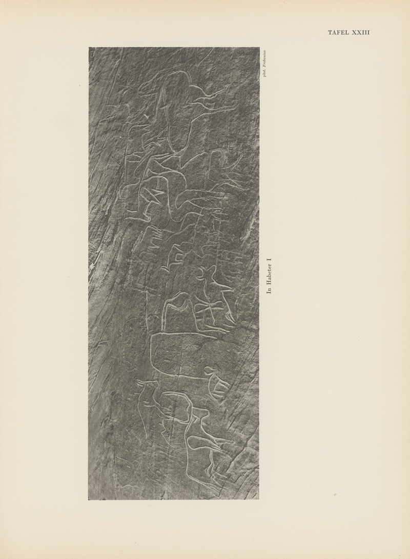 Leo Frobenius - Ekade Ektab die Felsbilder Fezzans Pl.25
