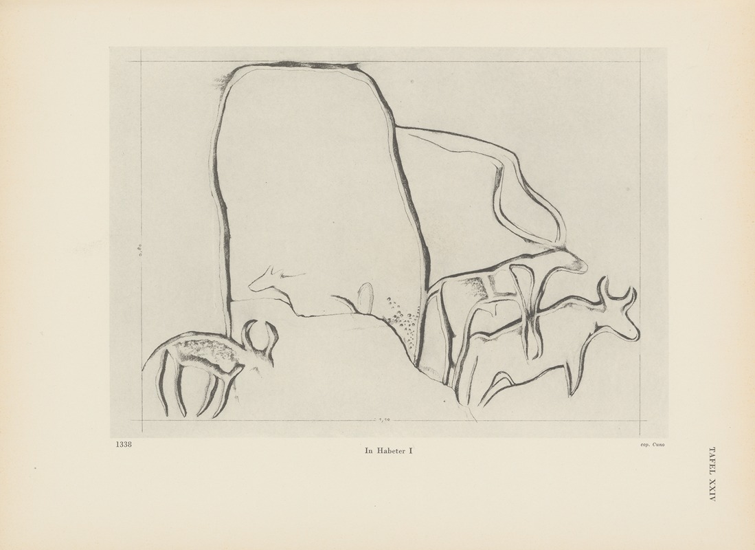 Leo Frobenius - Ekade Ektab die Felsbilder Fezzans Pl.26