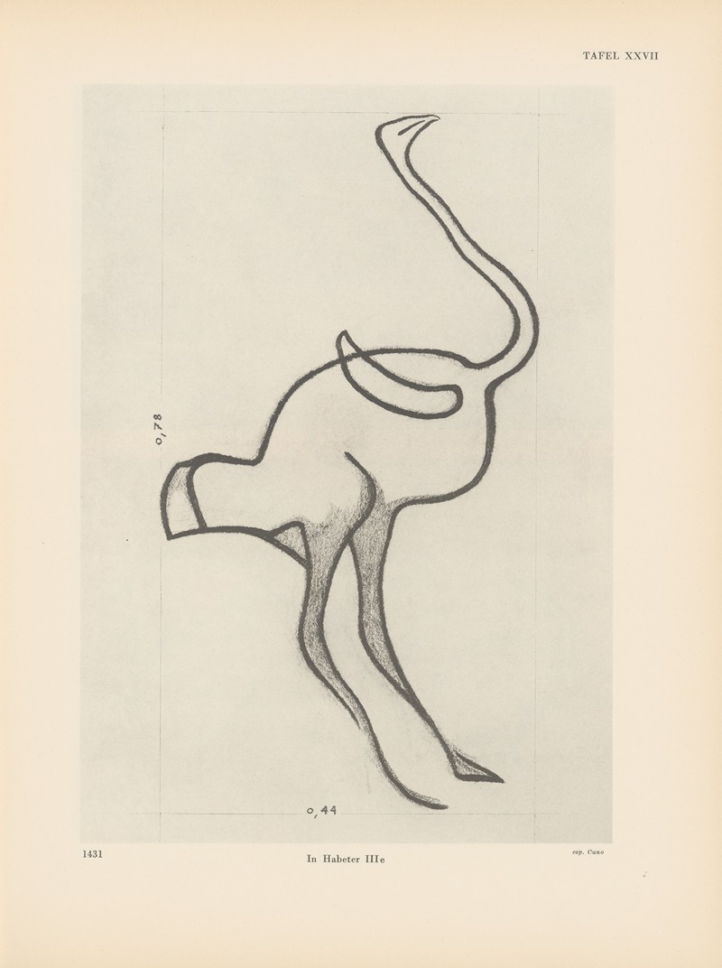 Leo Frobenius - Ekade Ektab die Felsbilder Fezzans Pl.29
