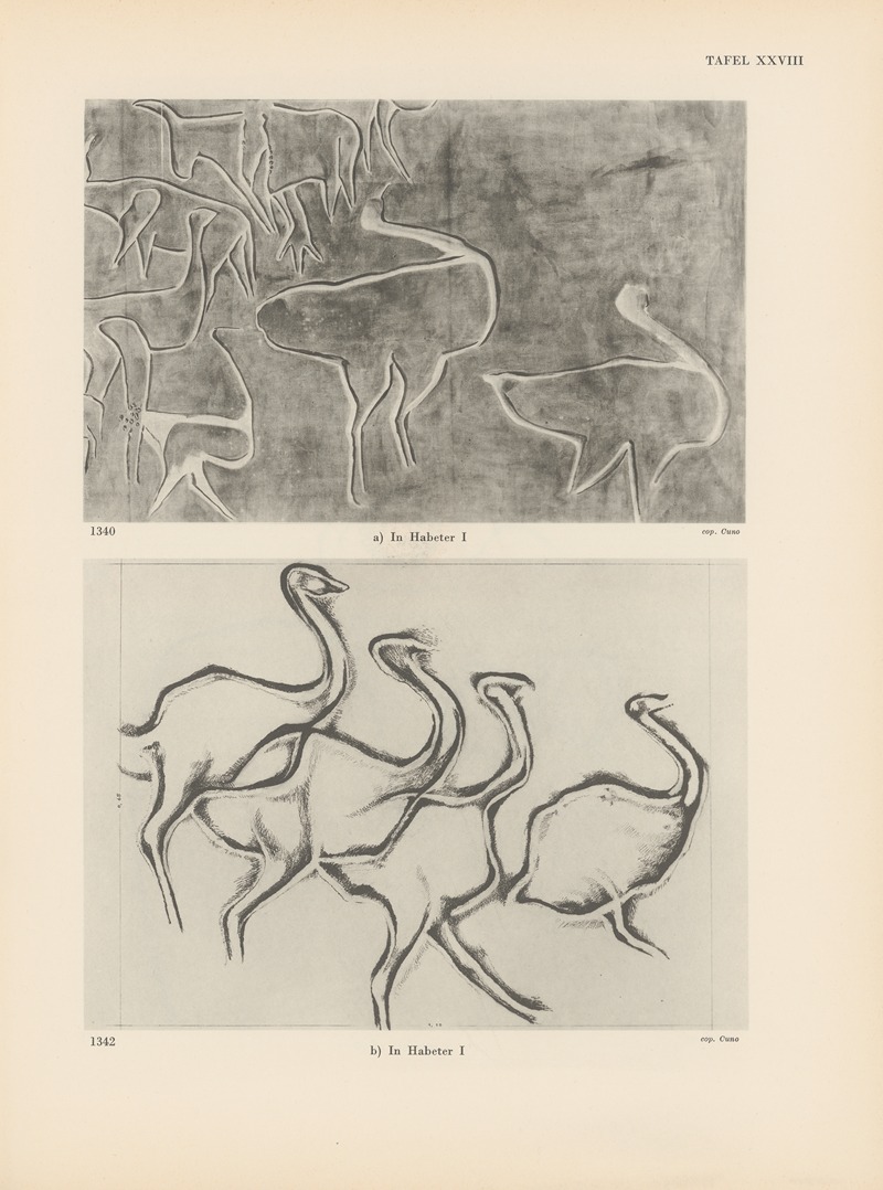 Leo Frobenius - Ekade Ektab die Felsbilder Fezzans Pl.30