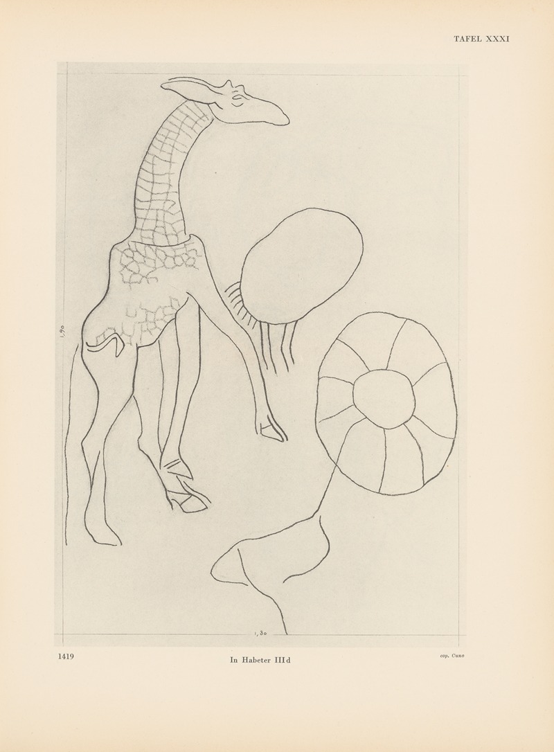 Leo Frobenius - Ekade Ektab die Felsbilder Fezzans Pl.32