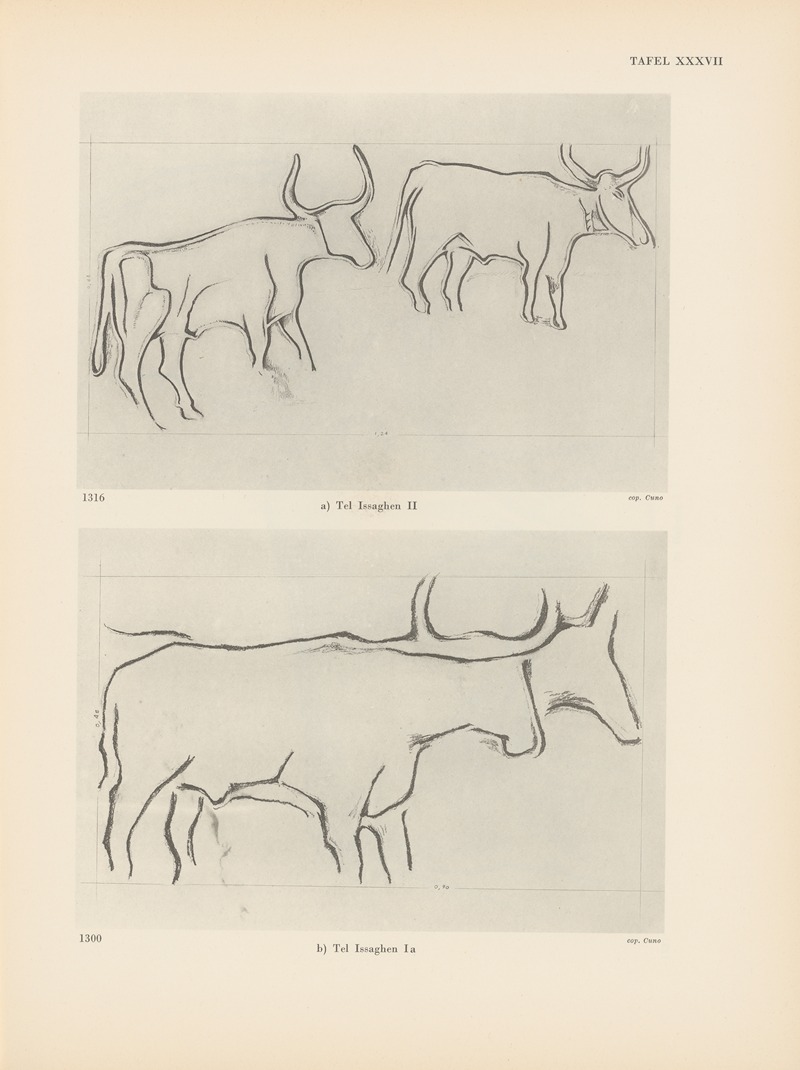 Leo Frobenius - Ekade Ektab die Felsbilder Fezzans Pl.36
