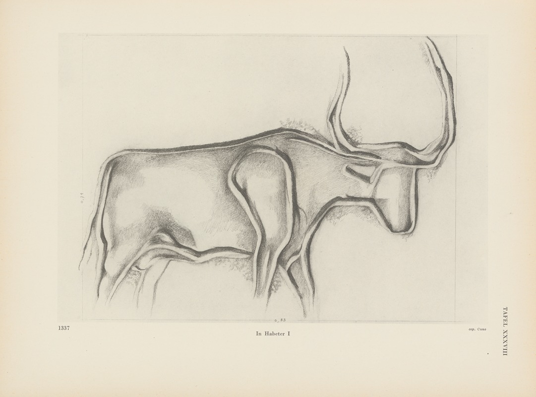 Leo Frobenius - Ekade Ektab die Felsbilder Fezzans Pl.37
