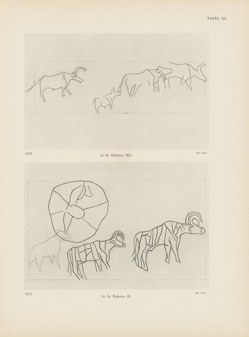 Leo Frobenius - Ekade Ektab die Felsbilder Fezzans Pl.38