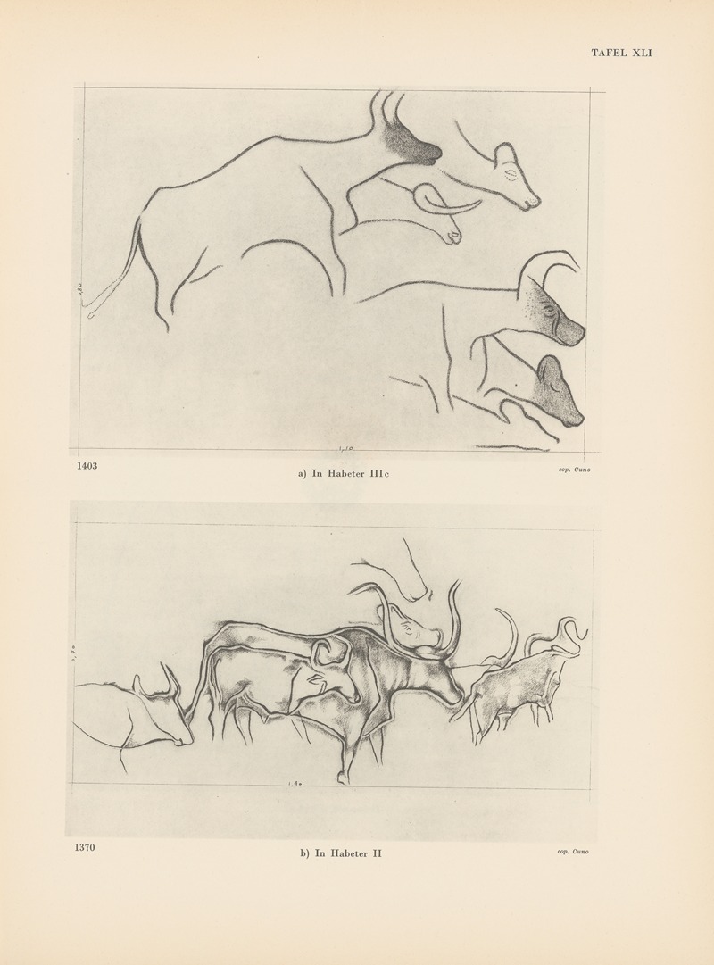 Leo Frobenius - Ekade Ektab die Felsbilder Fezzans Pl.39