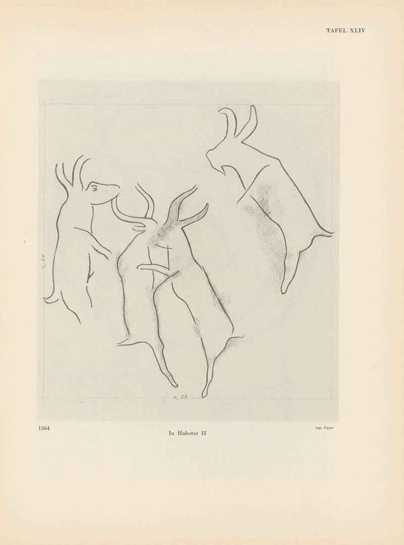 Leo Frobenius - Ekade Ektab die Felsbilder Fezzans Pl.42