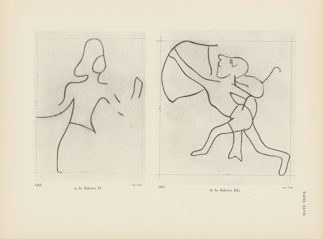 Leo Frobenius - Ekade Ektab die Felsbilder Fezzans Pl.45