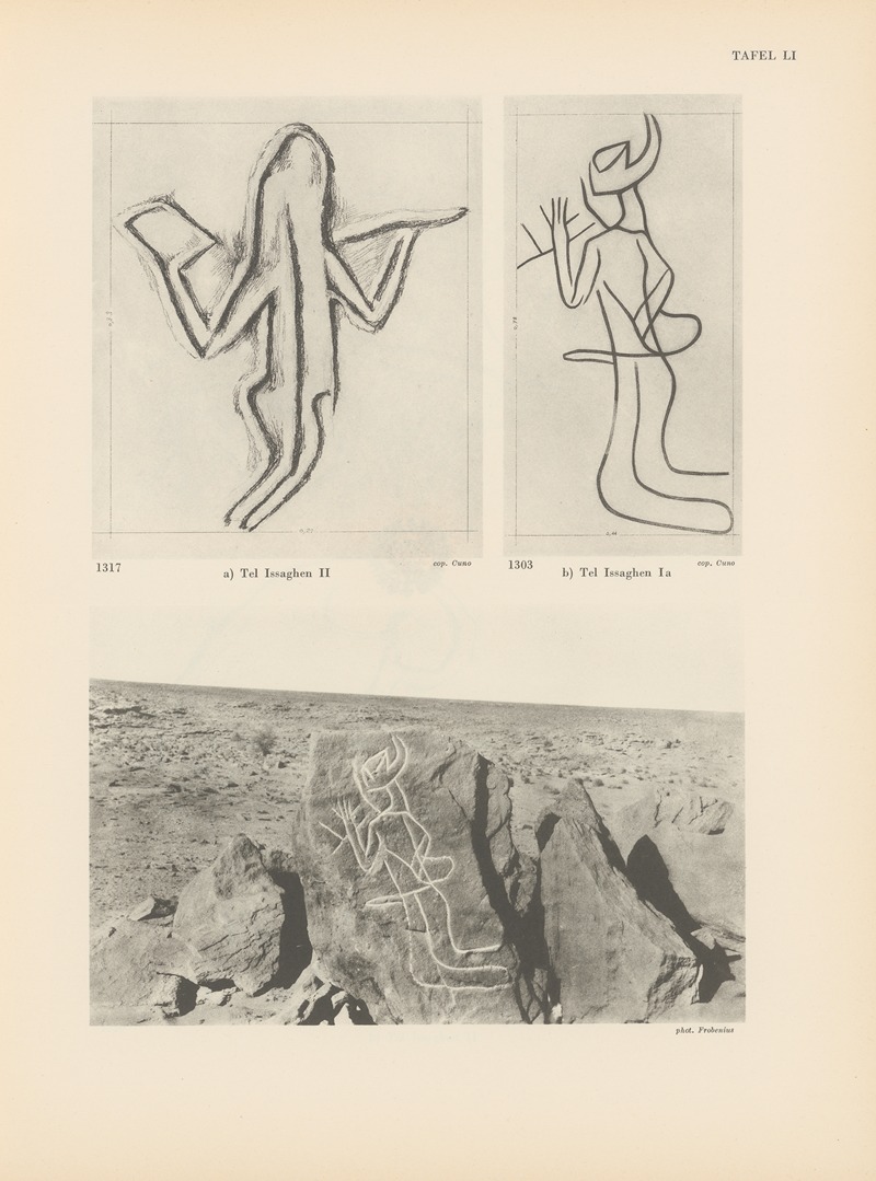 Leo Frobenius - Ekade Ektab die Felsbilder Fezzans Pl.48