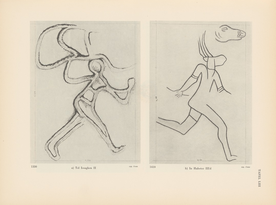 Leo Frobenius - Ekade Ektab die Felsbilder Fezzans Pl.50