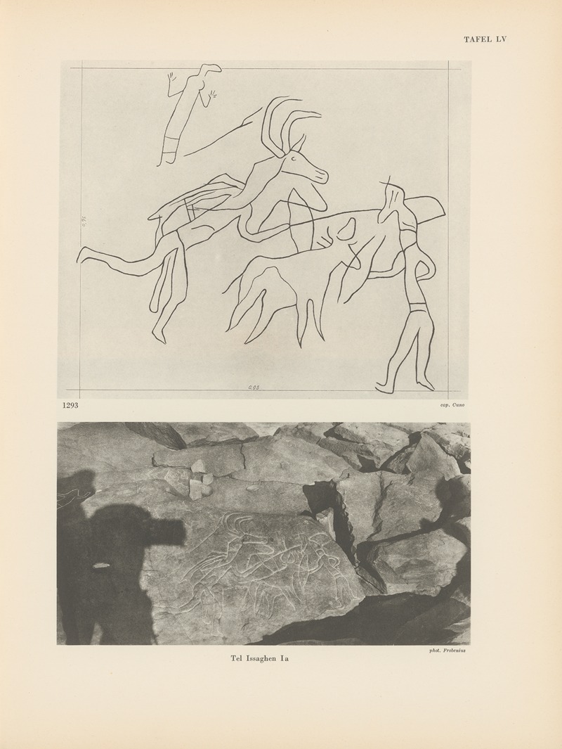 Leo Frobenius - Ekade Ektab die Felsbilder Fezzans Pl.52