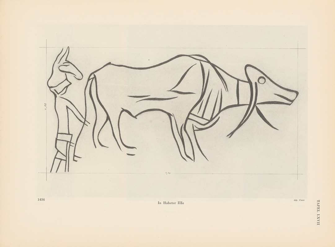 Leo Frobenius - Ekade Ektab die Felsbilder Fezzans Pl.54