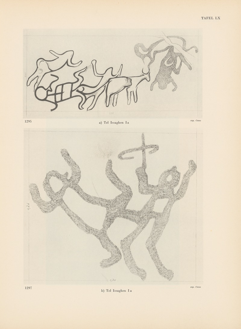 Leo Frobenius - Ekade Ektab die Felsbilder Fezzans Pl.56