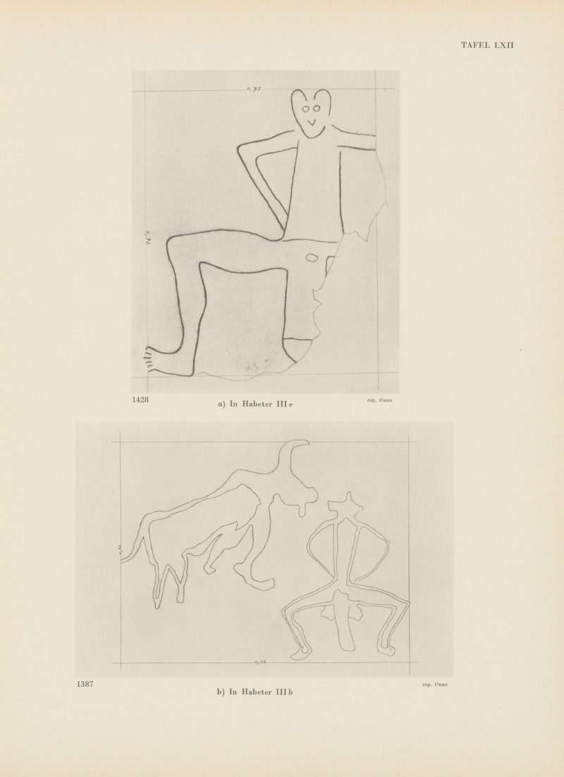 Leo Frobenius - Ekade Ektab die Felsbilder Fezzans Pl.58