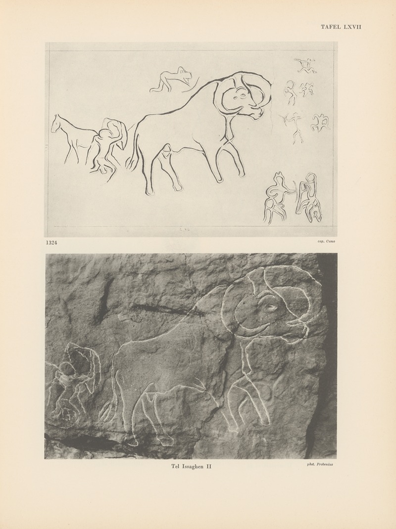 Leo Frobenius - Ekade Ektab die Felsbilder Fezzans Pl.62