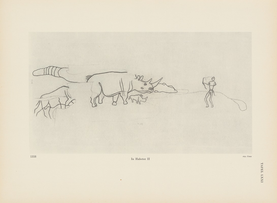 Leo Frobenius - Ekade Ektab die Felsbilder Fezzans Pl.65