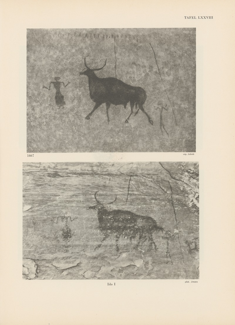 Leo Frobenius - Ekade Ektab die Felsbilder Fezzans Pl.71