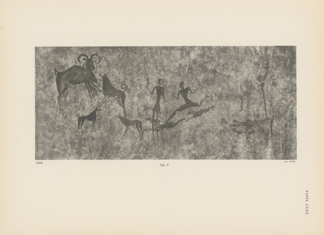 Leo Frobenius - Ekade Ektab die Felsbilder Fezzans Pl.72