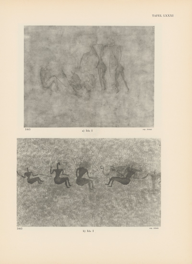 Leo Frobenius - Ekade Ektab die Felsbilder Fezzans Pl.73