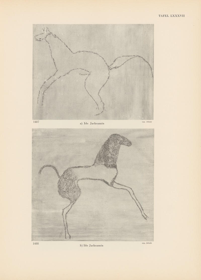 Leo Frobenius - Ekade Ektab die Felsbilder Fezzans Pl.77