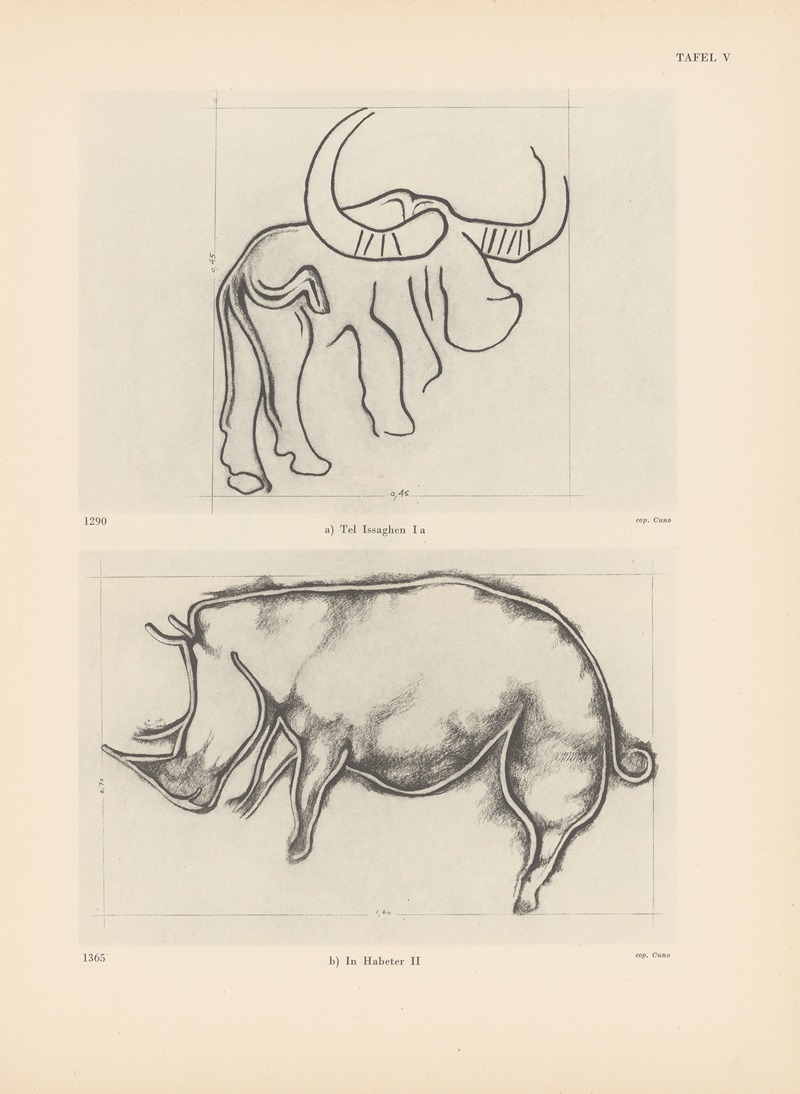 Leo Frobenius - Ekade Ektab die Felsbilder Fezzans Pl.82