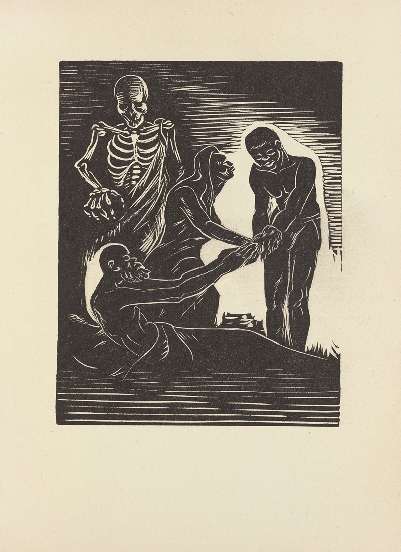 Letterio Calapai - The old man reach him shaky hand to feel the hair on Esau’s skin