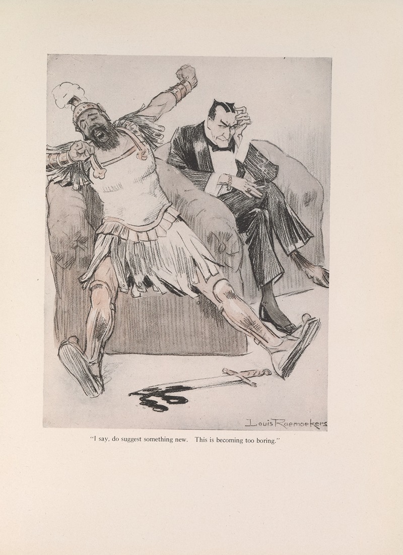 Louis Raemaekers - A Bored Critic